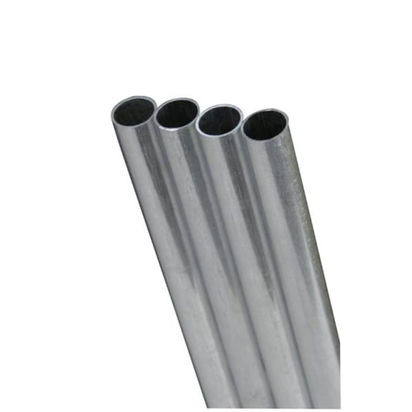 K&S Precision Metals 83060 0.18 x 0.049 x 12 in. Aluminium Round Tube 5267240 - main